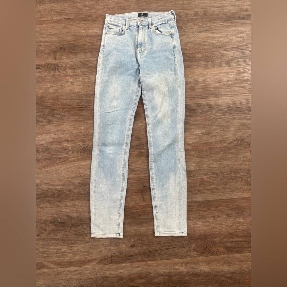 7 for all mankind Light Blue Women's Jeans size 26 the high waist skinny
